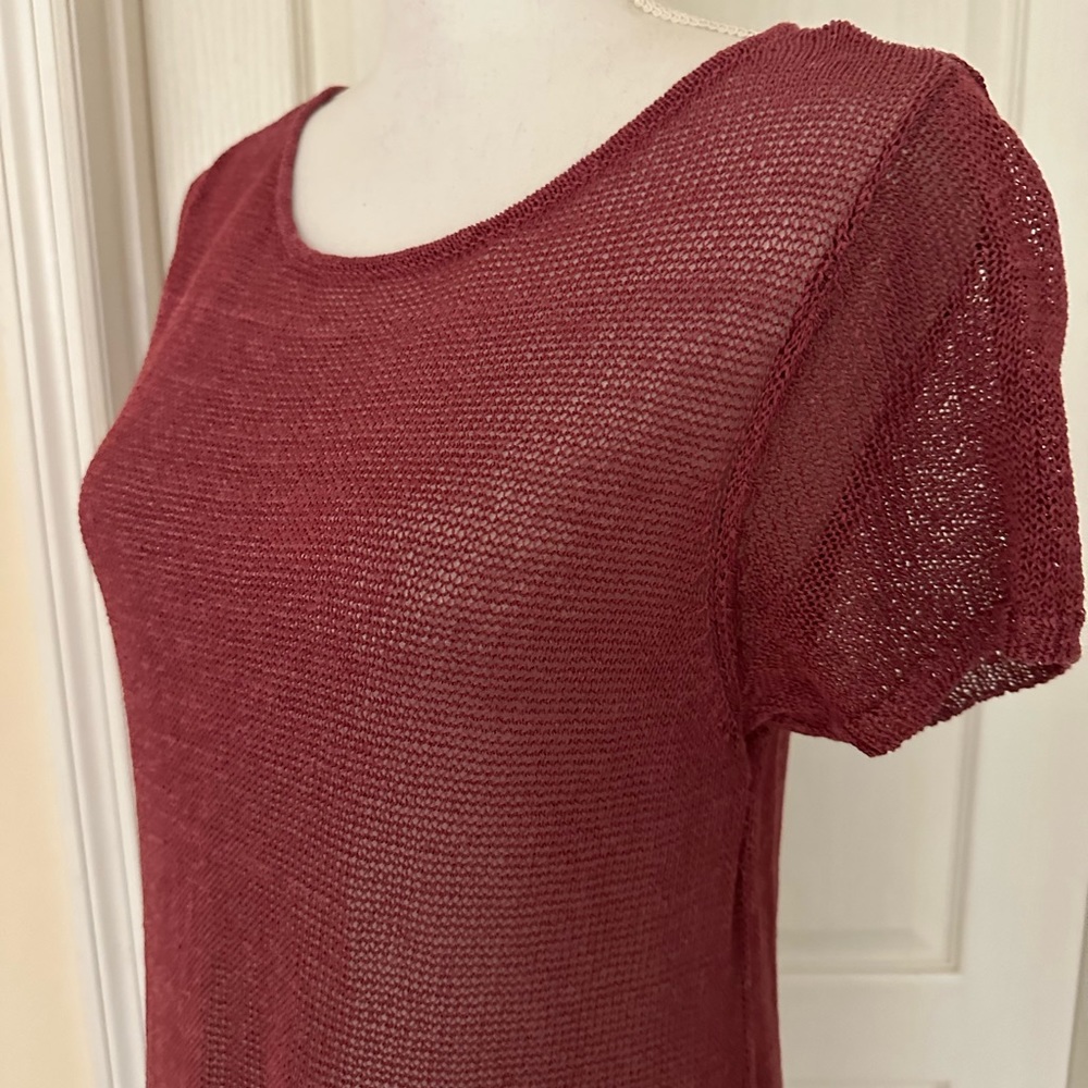 Eileen Fisher Woman’s Burgundy Dress-Tunic, Sz S/P - Picture 4 of 11
